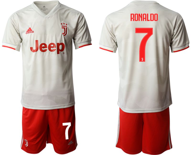 Men 2019-2020 club Juventus FC hoaway #7 white Soccer Jerseys->->Soccer Club Jersey
